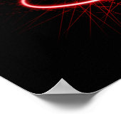 魅惑の白熱［赤熱］光を放つオイスターレッド ポスター (角)