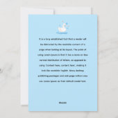 魅惑の白鳥の湖おとぎ話クラウン白鳥 シーズンカード (裏面)