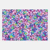 魅惑の真夜中の夏の植物園 ラッピングペーパーシート (正面3)