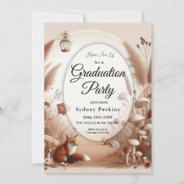 魅惑の秋の森のキツネ 招待状