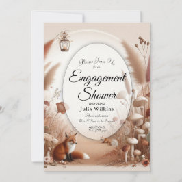 魅惑の秋の森のキツネ 招待状