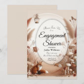 魅惑の秋の森のキツネ 招待状 (正面/裏面)