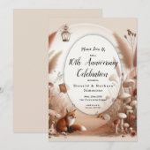 魅惑の秋の森のキツネ 招待状 (正面/裏面)