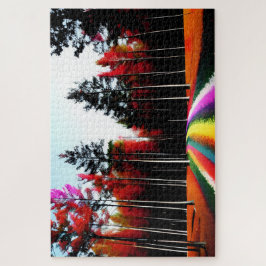 魅惑の秋の森を抜ける虹の道 ジグソーパズル