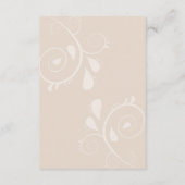 魅惑の秋の森キツネ エンクロージャーカード (裏面)