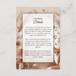 魅惑の秋の森キツネ エンクロージャーカード