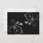 魅惑の秋の森キツネ 出欠カード (裏面)