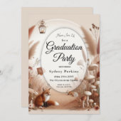 魅惑の秋の森キツネ 招待状 (正面/裏面)