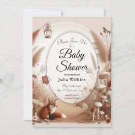 魅惑の秋の森キツネ 招待状