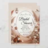 魅惑の秋の森キツネ 招待状 (正面/裏面)