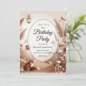 魅惑の秋の森キツネ 招待状 (スタンド正面)