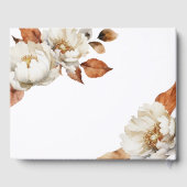 魅惑の秋の植物開花結婚ズ ゲストブック (裏面)