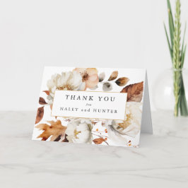 魅惑の秋の素朴植物ありがとう サンキューカード