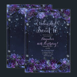 魅惑の紫のファンタジーバラ16th甘い16パーティー 招待状<br><div class="desc">バースデーパーティ招待状</div>
