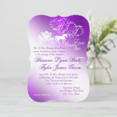 魅惑の紫の童話結婚の 招待状 (スタンド正面)