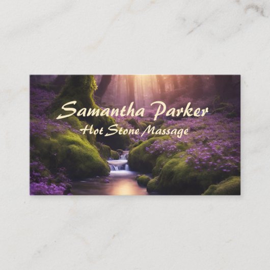 魅惑の紫 名刺 (正面)