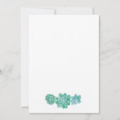 魅惑の結婚式披露宴のみの招待状 招待状 (裏面)