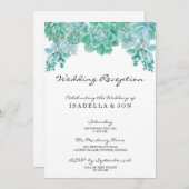 魅惑の結婚式披露宴のみの招待状 招待状 (正面/裏面)