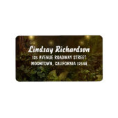 魅惑の結婚森の住所 シール (正面)