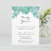 魅惑の結婚記念日パーティー招待状 招待状 (スタンド正面)