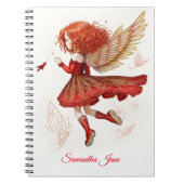 魅惑の緋色の赤い書妖精 ノートブック (正面)