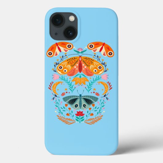 魅惑の翼の魔法の蛾の蝶 Case-Mate iPhoneケース (裏面)