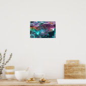 魅惑の色の混鮮やか合 ポスター (キッチン)