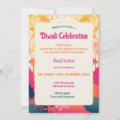 魅惑の花々のディワリの喜び 🪷 招待状 (裏面)