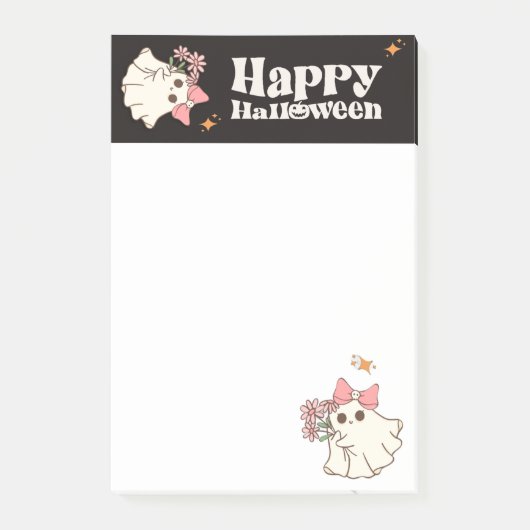 魅惑の花々 - ハロウィンを心から ポストイット (正面)