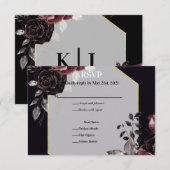 魅惑の花々 出欠カード (正面/裏面)