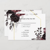 魅惑の花々 出欠カード (正面/裏面)