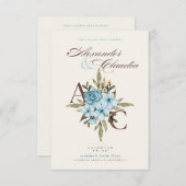 🌸 魅惑の花々：愛の祝祭 🌸 招待状 (正面/裏面)