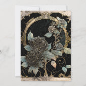 魅惑の花々 招待状 (裏面)