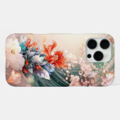 魅惑の花のカスケード iPhoneケース (裏面横)