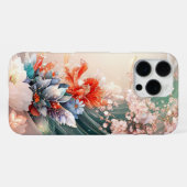 魅惑の花のカスケード iPhoneケース (裏面横)