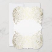 魅惑の花の森 ヴィンテージ ウェディング 招待状 (裏面)