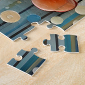 魅惑の花の草原の野花 ジグソーパズル (側面)