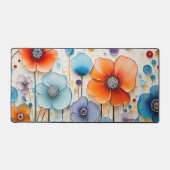 魅惑の花の草原の野花 デスクマット (正面)