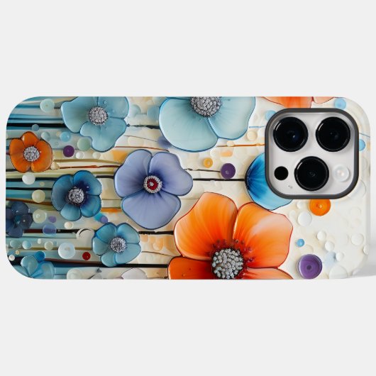 魅惑の花の草原の野花 Case-Mate iPhoneケース (裏面 (横))