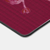 魅惑の花を咲かせる猫 デスクマット (コーナー)