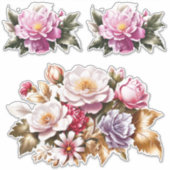 魅惑の花フローラビニールカスタマイズシール シール (正面)