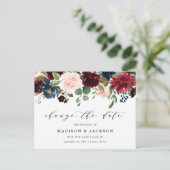 魅惑の花嫁の結婚式延期のお知らせ 案内ポストカード (スタンド正面)