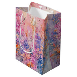 魅惑の花畑 ミディアムペーパーバッグ