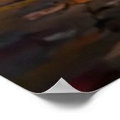 魅惑の花道 – 神秘的なフローラ風景 ポスター (角)