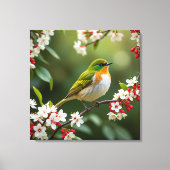 魅惑の花鳥 キャンバスプリント (正面)
