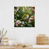 魅惑の花鳥 ポスター (キッチン)