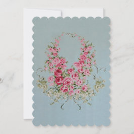 魅惑の花 - 誕生日パーティーのご案内 / 出席確認のお願い 招待状