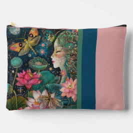 魅惑の蓮の花大小物 アクセサリーポーチ