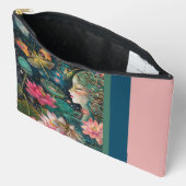 魅惑の蓮の花大小物 アクセサリーポーチ (見開き)