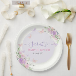 魅惑の薄紫 ペーパープレート